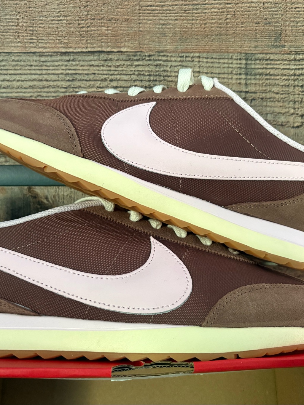 Nike Pacific Shoes In Brown And Pink